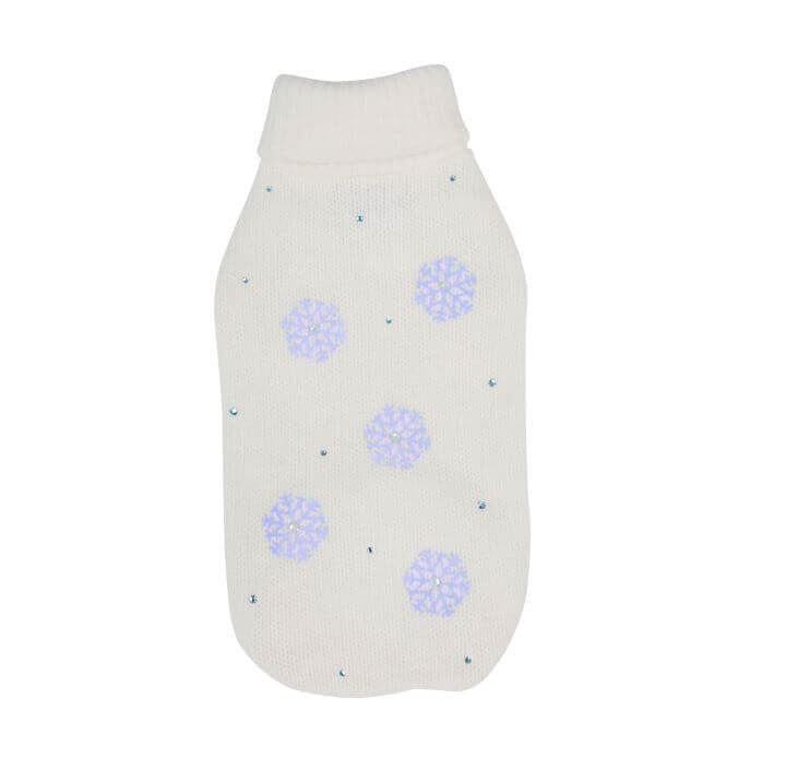 Romantic Snowflake Sweater - S - Blue