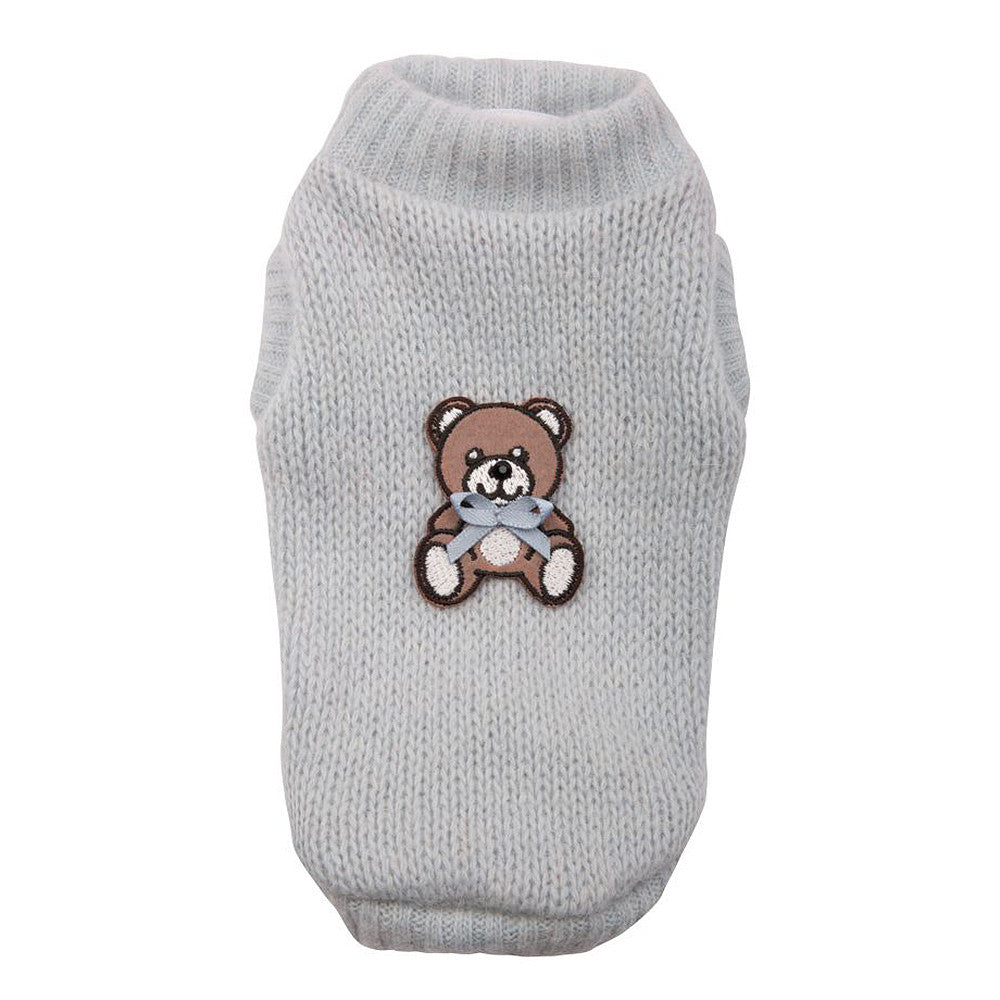 Teddy Bear Sweater - XS - Light Blue