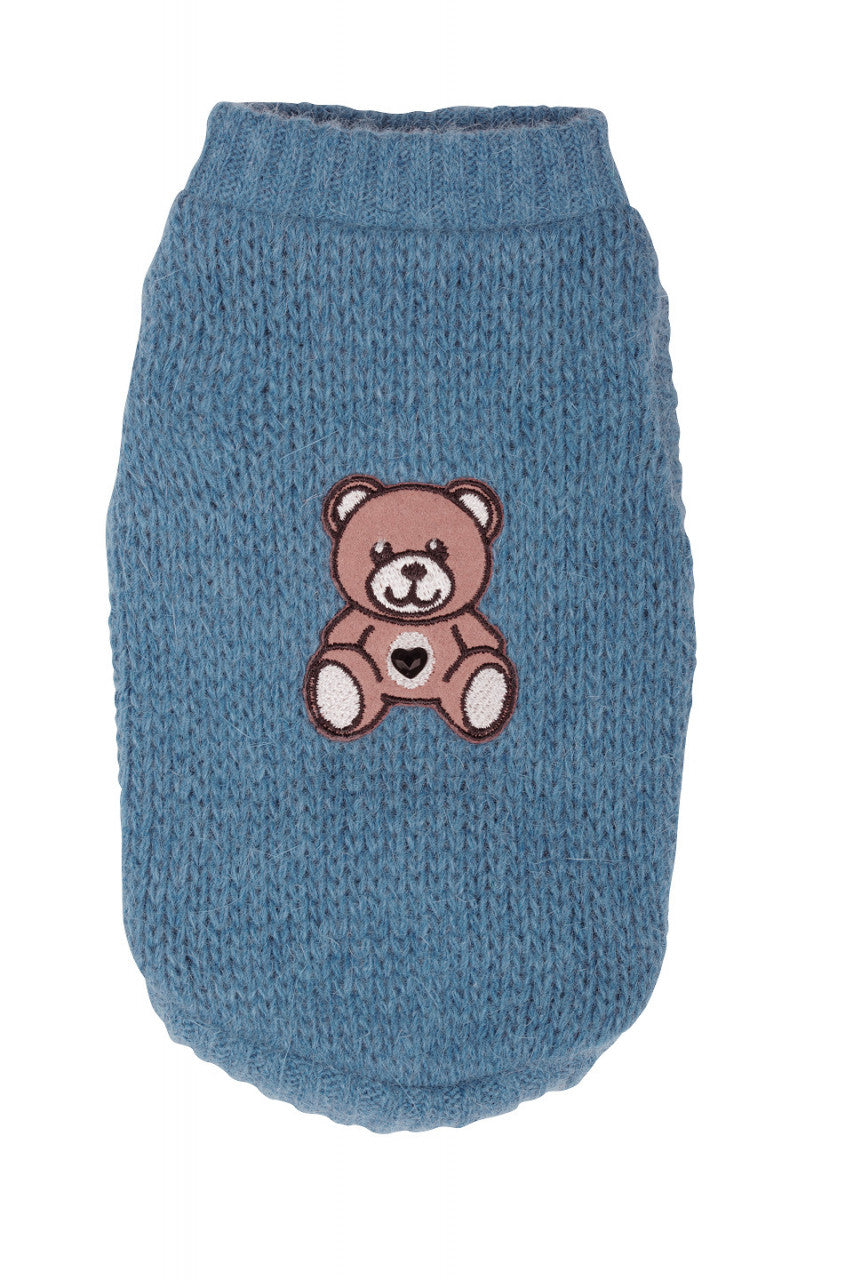 Teddy Bear Sweater - XS - Dark Blue