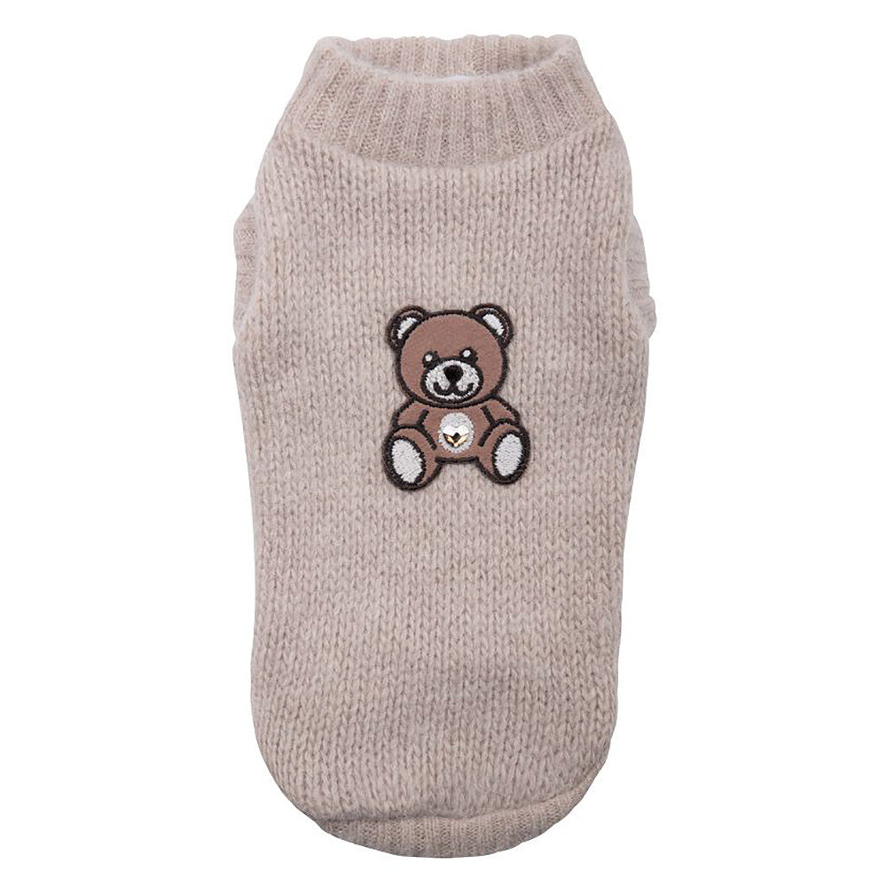 Teddy Bear Sweater - XS - Caramel