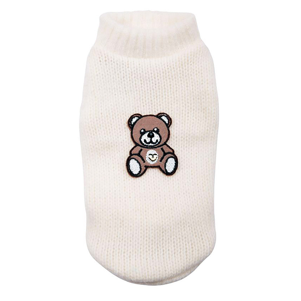 Teddy Bear Pullover - XS - Cream
