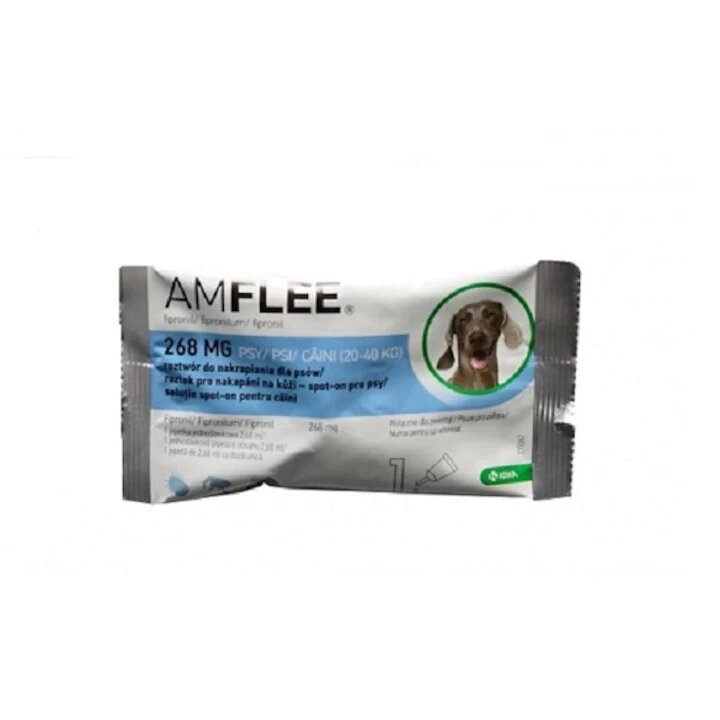 AMFLEE DOG 268 MG- L (20-40 KG)X 10 PIPETE