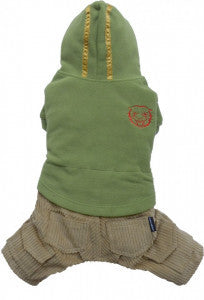 Jumpsuit with Trousers - Green - XS