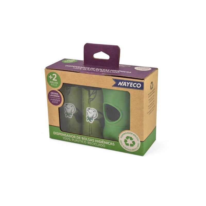 Nayeco Hygienic Bag Dispenser Set - Lavender