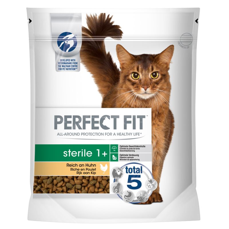 Perfect Fit Sterile Pui pentru pisici, 750 gr