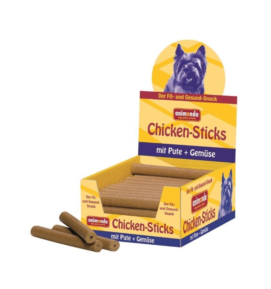Sticks cu Legume si Curcan 500gr