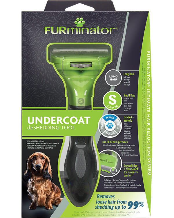 Trimmer profesional Furminator, blana lunga - S