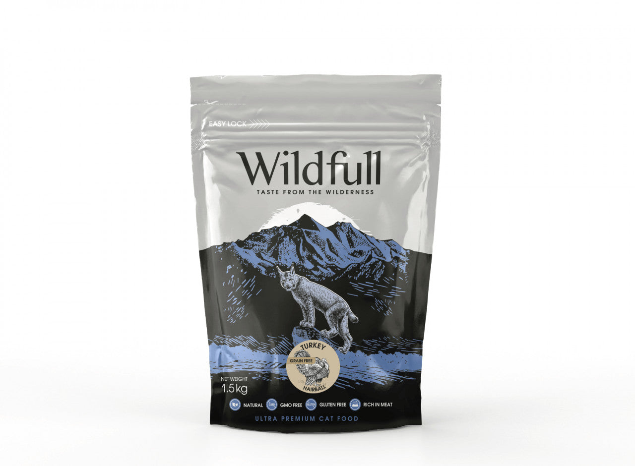 Wildfull Cat Hairball - Hrana uscata ultra-premium - Curcan
