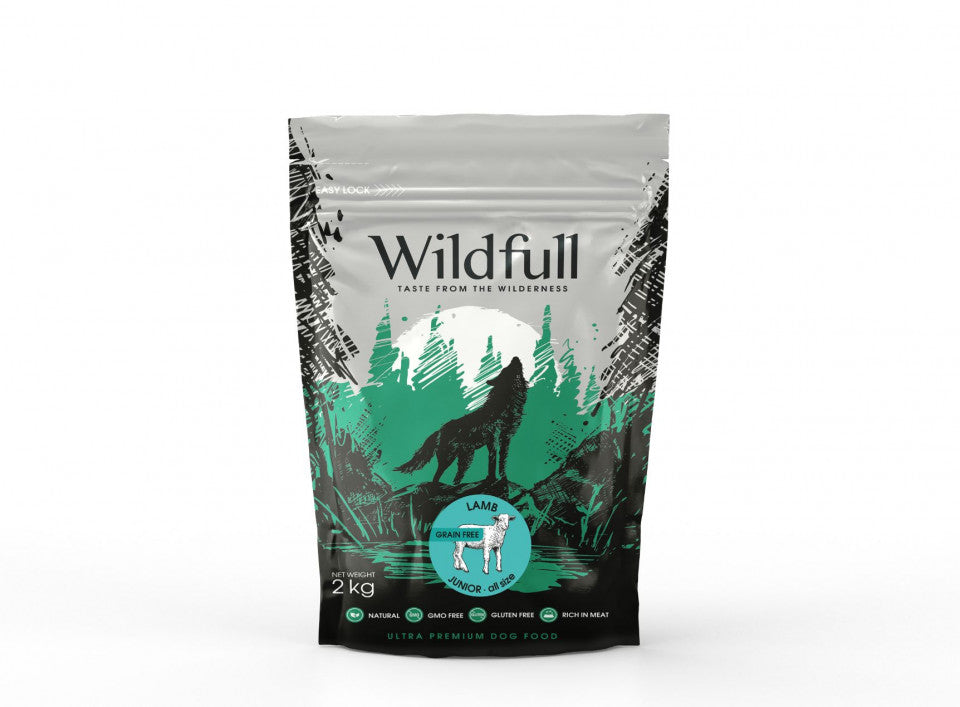 Wildfull Junior Mediu-Maxi - Hrana uscata ultra-premium - Miel