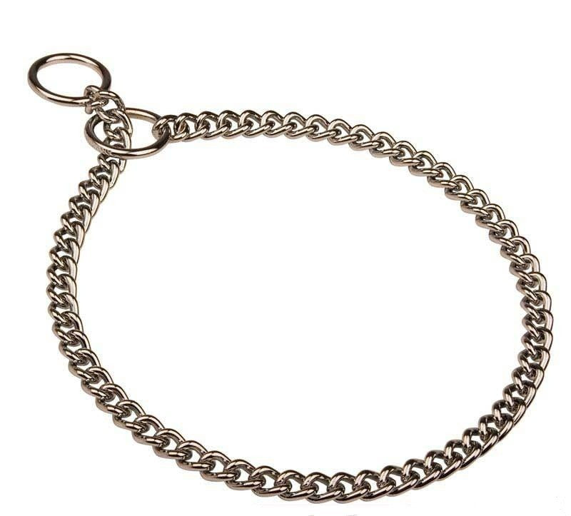 Zgarda dresaj zala scurta Sprenger, crom - 60cm