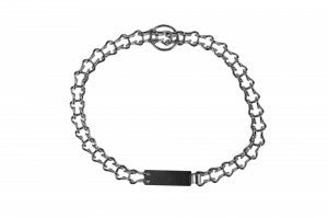 Zgarda metal, scarita - 70cm