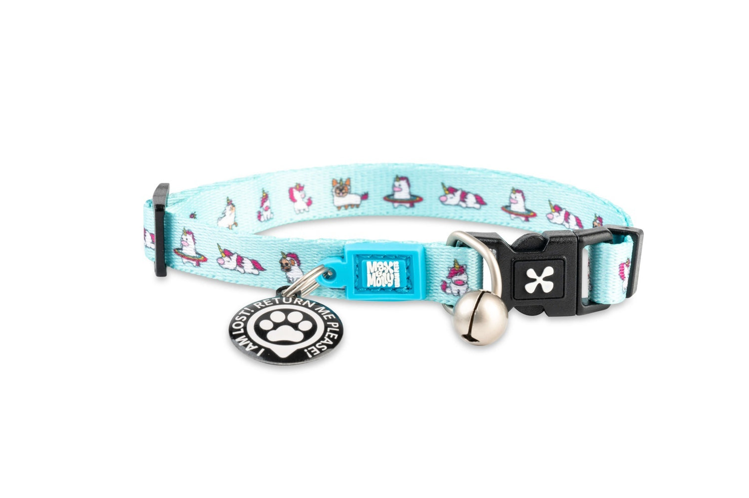 Zgarda pisici Max & Molly Smart ID - Unicorn