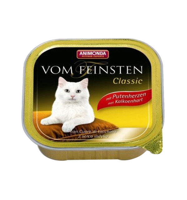 Hrana umeda pentru pisici Vom Feinsten Classic Vita + Curcan 100gr Anima Land