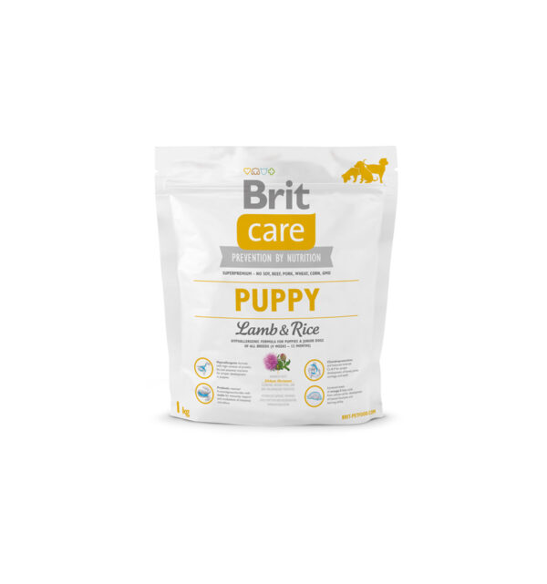 Hrana pentru caini, Brit Care Puppy Lamb & Rice, 1 kg Anima Land