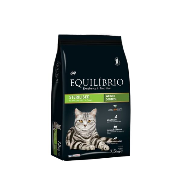 Hrana uscata pentru pisici Equilibrio Sterilised 7.5 kg Anima Land